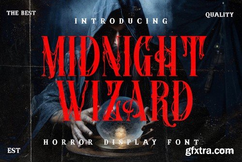 Midnight Wizard Metal Horror Font FXKKGUG