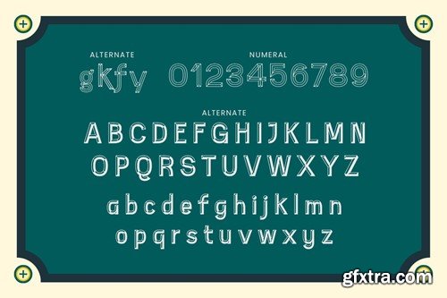 Bevelia - Bevel Display Font KPD5HDY