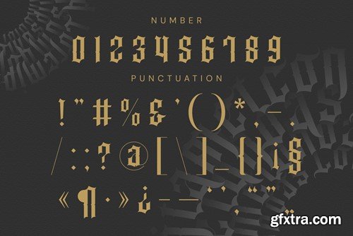 Klaviar - Blackletter Font 4GB2YFB