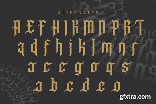 Klaviar - Blackletter Font 4GB2YFB