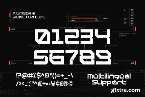 Nexascream Labs - Futuristic Display Font C7Q83XZ