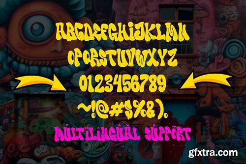 Morton Tagcity - Graffiti Font Q55KRRZ