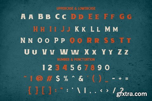 Cracked Concrete - Vintage Serif Font M2SX6TX