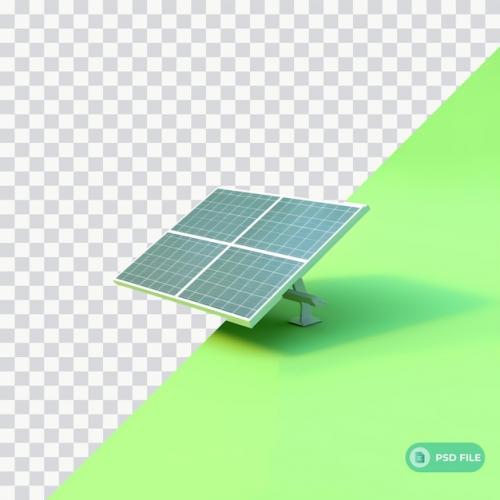 Solar Panel Green And White Soft Smooth Lighting