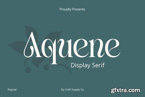 Aquene – Display Serif 9VHMKGE