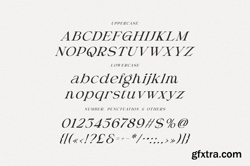 Rischa Unique Luxury Serif PL7BWRL