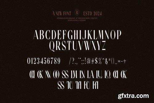 Rolane Elegant Serif Font Typeface Y5TE8MF