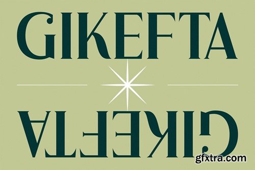 Gikefta Modern Classic Serif Font 647MXJ6