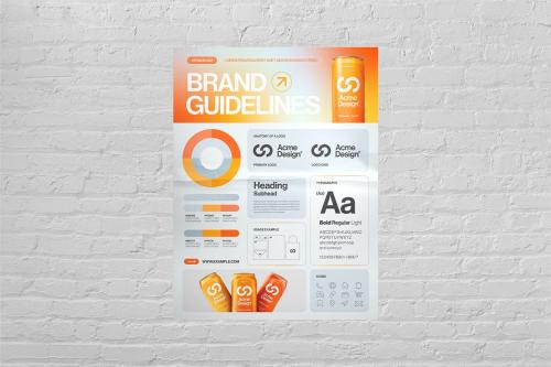 Brand Guidelines Poster Template