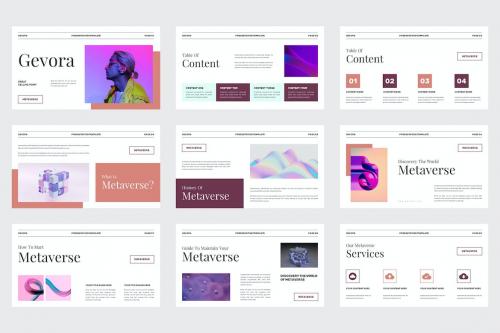 Gevora - Metaverse Powerpoint Template