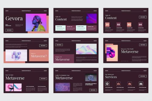 Gevora - Metaverse Powerpoint Template