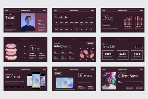 Gevora - Metaverse Powerpoint Template