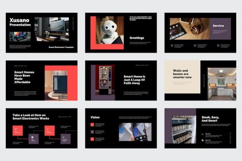 Xusano - Smart Electronics Powerpoint Template