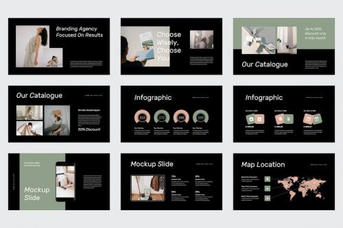 Wutoka - Minimal Brand Guidelines Powerpoint