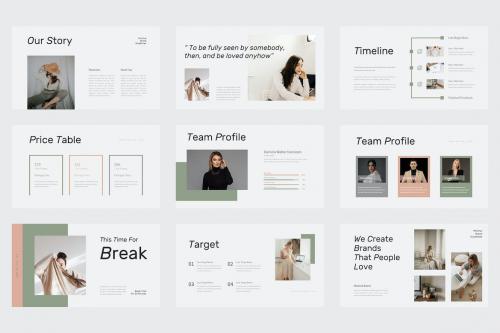 Wutoka - Minimal Brand Guidelines Powerpoint