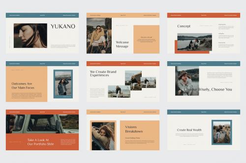 Yukano - Autumn Brand Guidelines Powerpoint