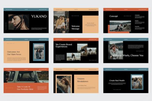 Yukano - Autumn Brand Guidelines Powerpoint