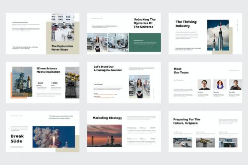 Delavo - Space Industry Powerpoint Template