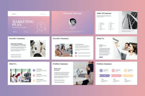 Marketing Plan PowerPoint Template