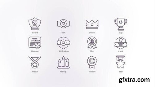 Videohive Award - Outline Icons 50191761