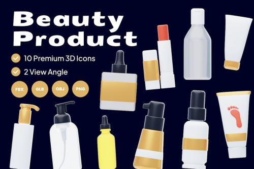 Beauty Product 3D Icon