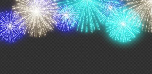 Fireworks Overlay Effect Transparent