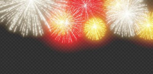 Fireworks Overlay Effect Transparent