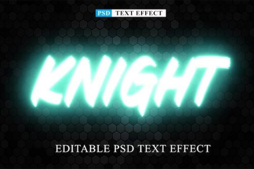 Knight Editable Text Effect