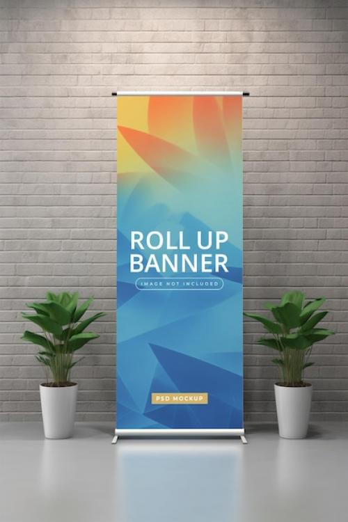 Roll Up Banner Mockup