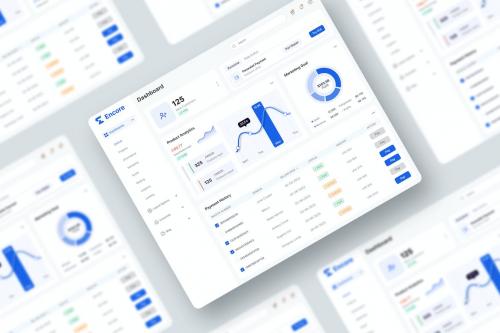 Marketing Admin Design UI Kit Figma