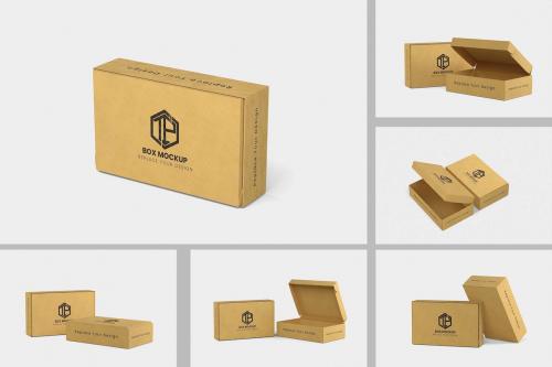 Small Rectangle Mailing Box Mockups Vol.2