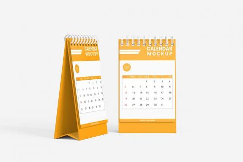 Mini Desk Calendar Mockup Vol.2