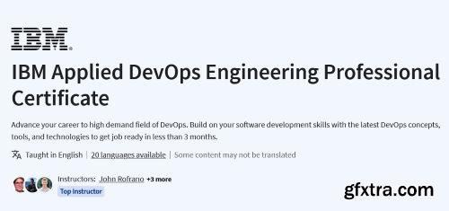 Coursera - IBM Applied DevOps Engineering Professional Certificate