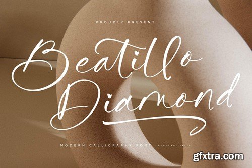 Beatillo Diamond Modern Calligraphy Font SKP6H8Y