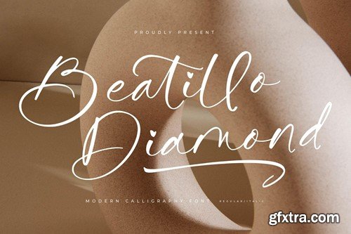 Beatillo Diamond Modern Calligraphy Font SKP6H8Y