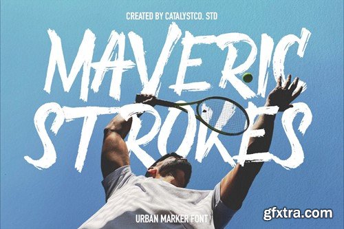 Maverick Stroke Urban Marker Font F4TTN2E