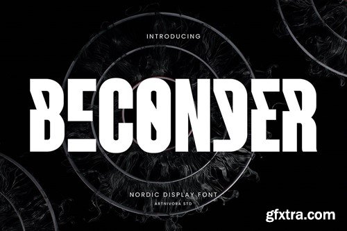 Beconder - Nordic Display Font 9TPS2VF