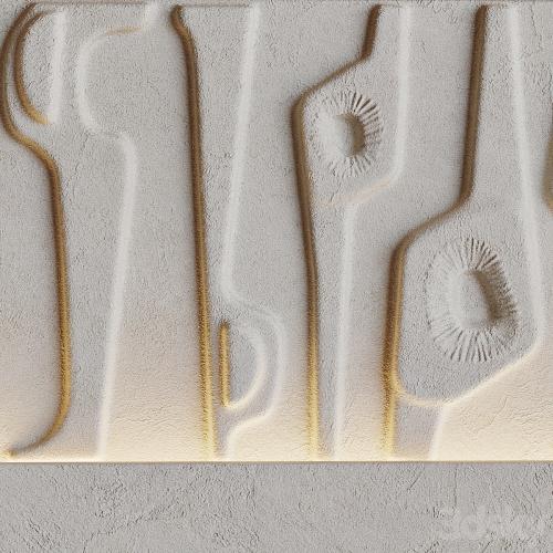 Decorative 3D panel 005