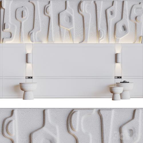 Decorative 3D panel 005