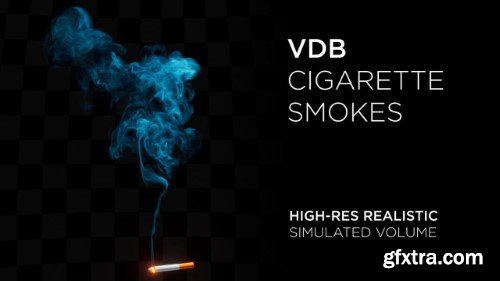 ArtStation - High-Res VDB Cigarette Smokes