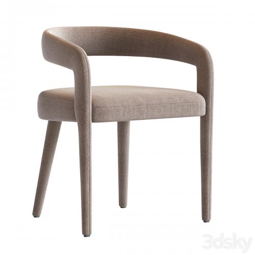 LISETTE WHITE DINING CHAIR