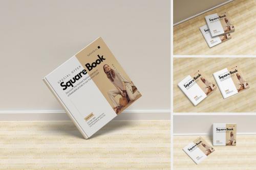 Cover Book Square Mockup