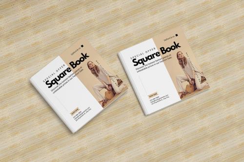 Cover Book Square Mockup