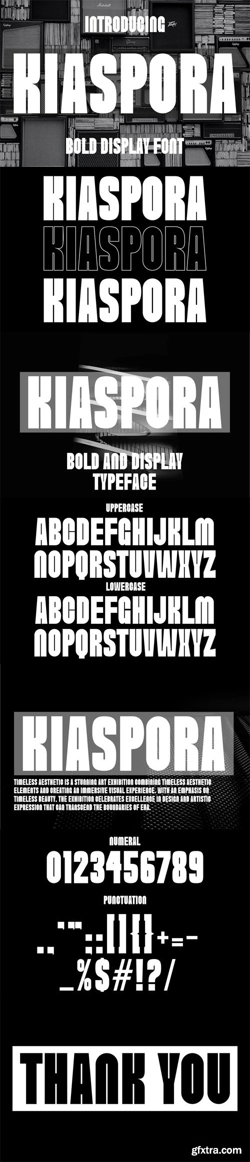 Kiaspora - Bold Sans Display Font