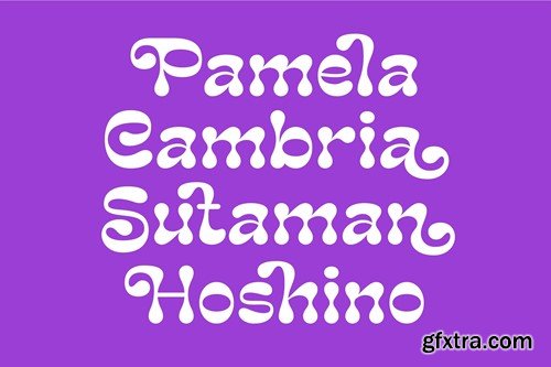 Camilla Jennifer - Playful Groovy Font D7D4KLT