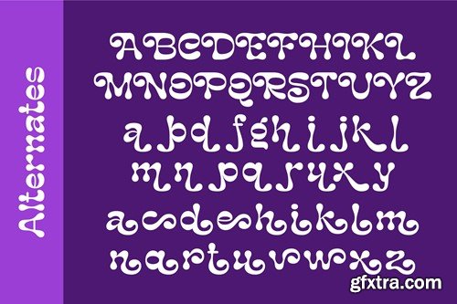 Camilla Jennifer - Playful Groovy Font D7D4KLT