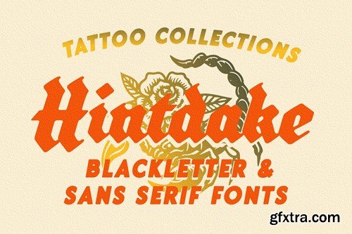 Hintdake - Tattoo Blackletter Font 7CYGDRW