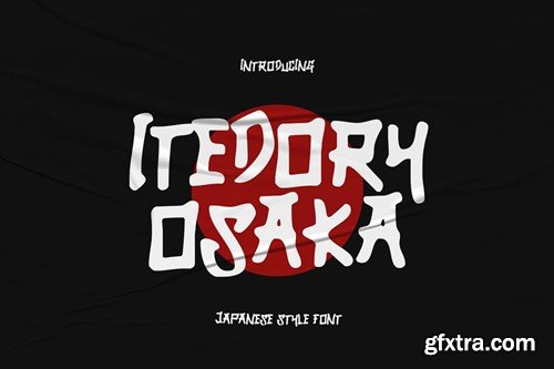 Itedory Osaka - Japanese Style Font 8YY9AW7