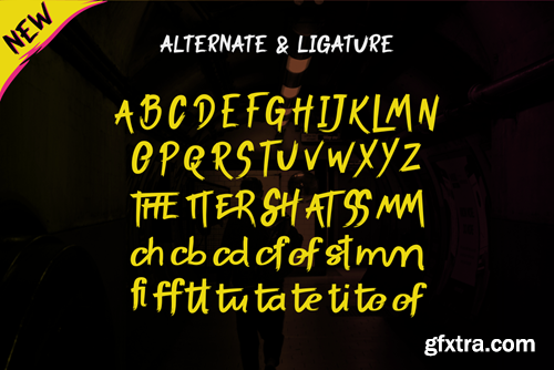 Shatter - Display Brush Font 3L5W3E2