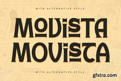 Movista New Display Typeface Font N55URGK